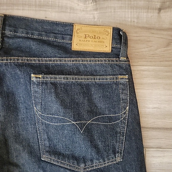 Polo Ralph Lauren PRL Jeans Mens‎ 36x32 (36x33) Varick Slim Straight Blue Denim - Picture 8 of 14